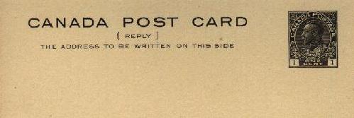 TYPE 13 POST CARD