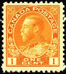 The Admiral Stamps Of Canada