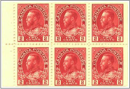 TWO CENTS CARMINE BOOKLET