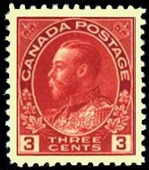 THREE CENTS CARMINE DIE II