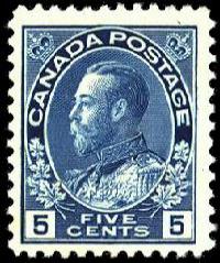 FIVE CENTS GREY BLUE