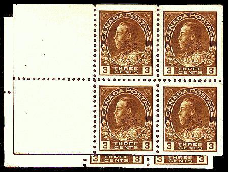 THREE CENTS BROWN BOOKLET